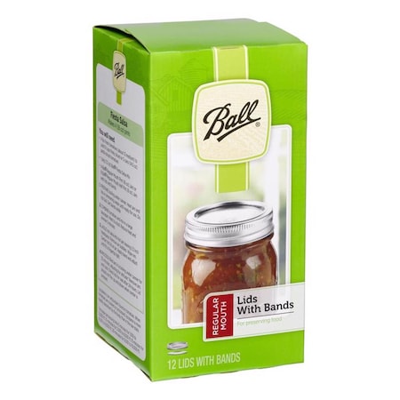 Ball Ball Regular Mouth Canning Lids and Bands 12 pk 1440030060